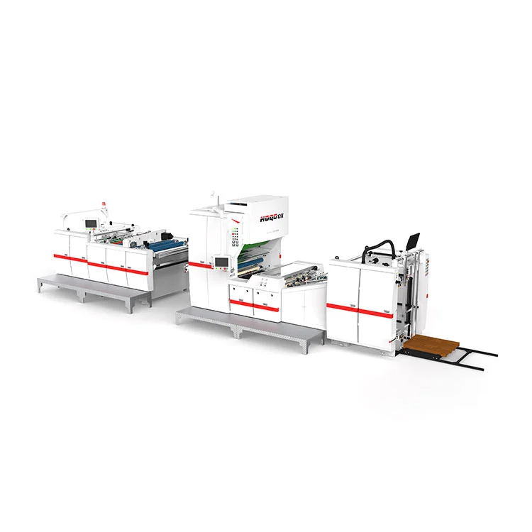 Machine de stratification automatique de retrait de poudre de couteau à chaîne