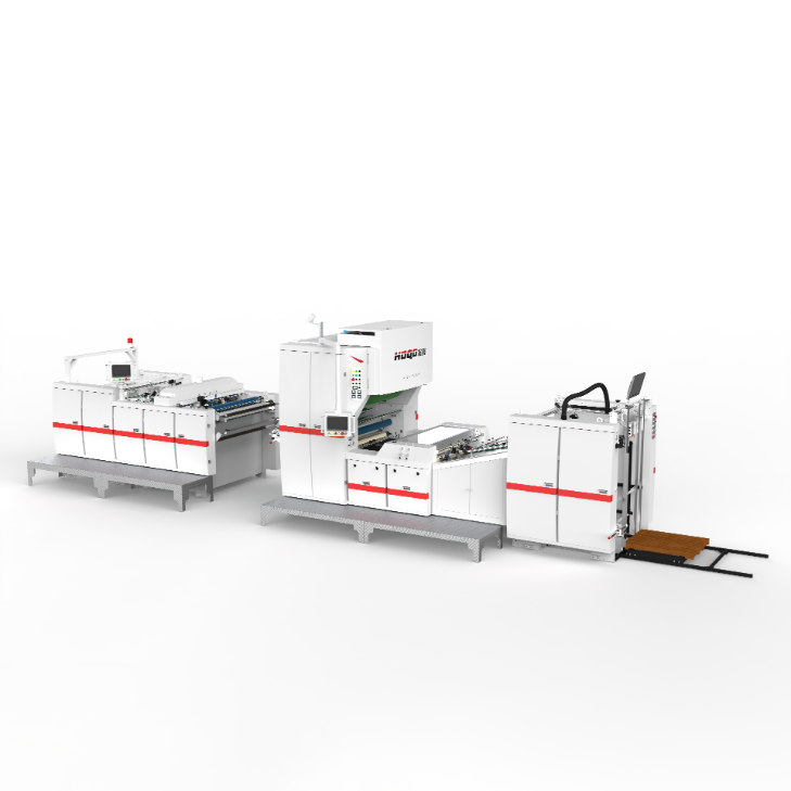 Machine à plastifier automatique à couteau chaud pour enlever la poudre