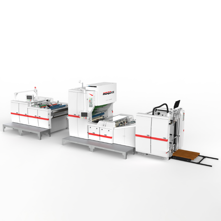 Machine de plastification verticale automatique pour dépoussiérage