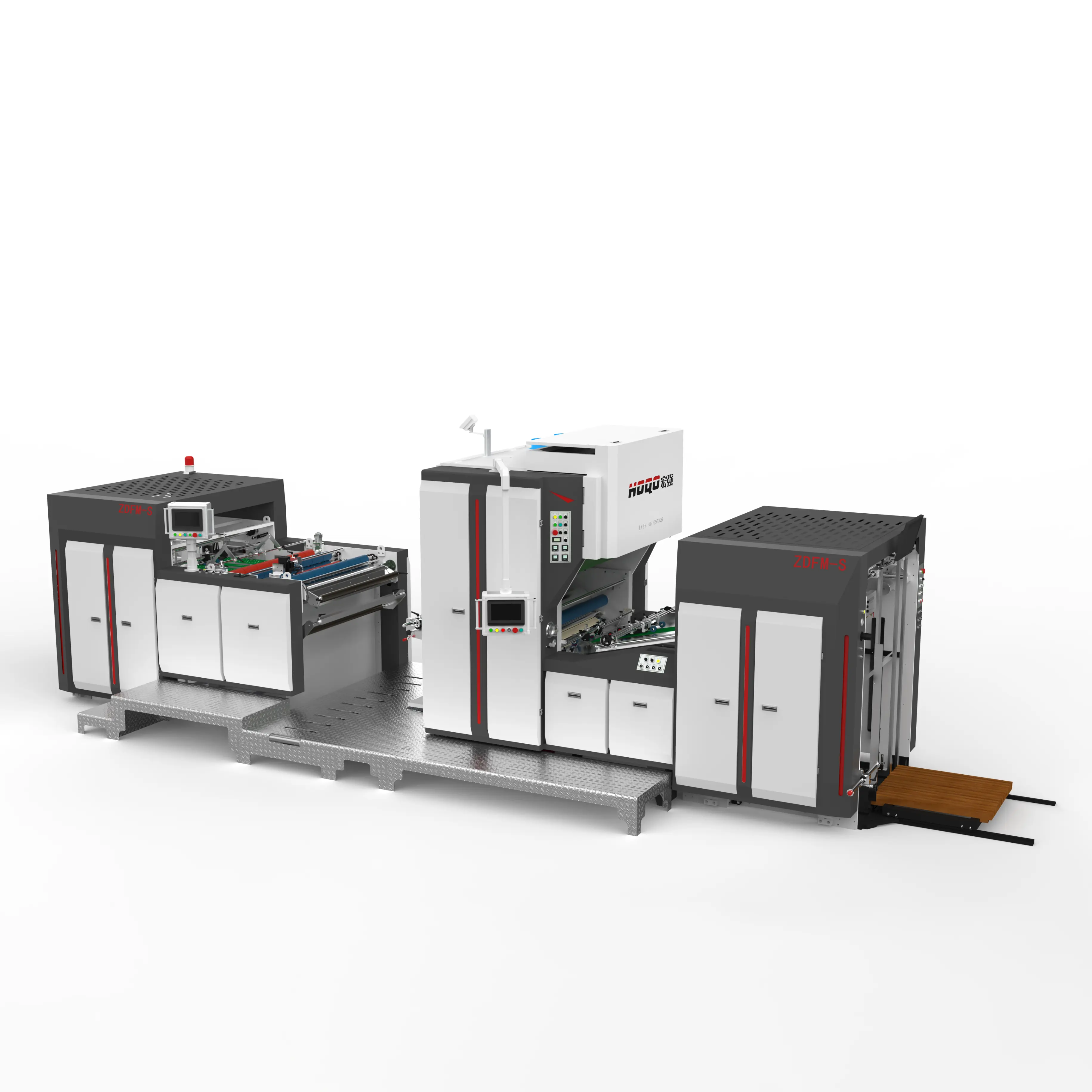 Machine de stratification intelligente de couteau de disque servo
